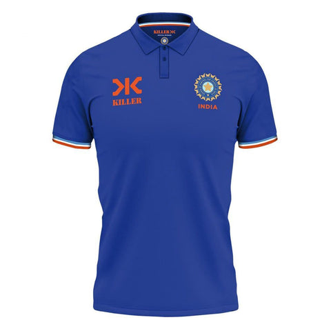 India Cricket Official Replica BCCI Travel Polo Shirt (2023)