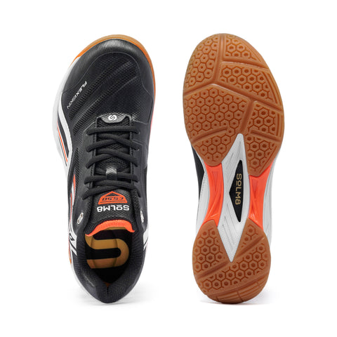 CS50 All Court Shoes Black Orange