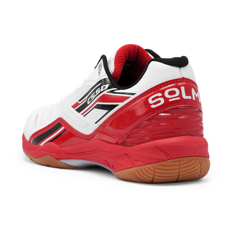 CS50 All Court Shoes White Red