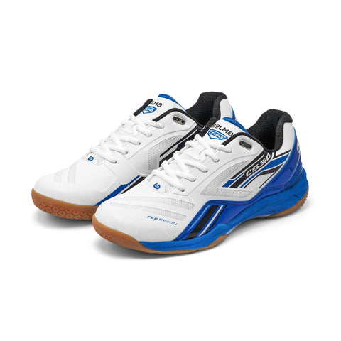 CS50 White Blue All Court Shoes