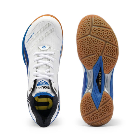 CS50 White Blue All Court Shoes