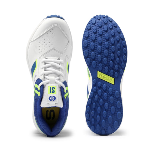 S1 Cricket Shoes Blue Lime