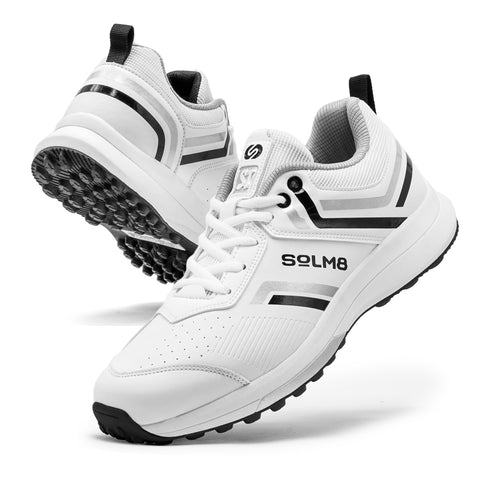 S1 (NEW) Black Silver Cricket Shoes 2025