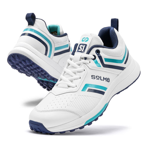 S1 (NEW) Navy Teal Cricket Shoes 2025