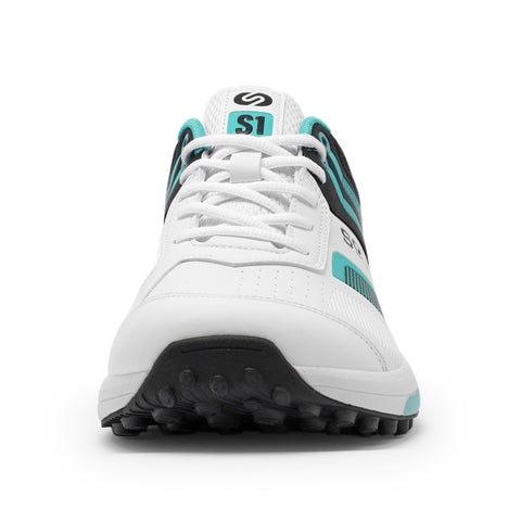 S1 Teal Black Cricket Shoes
