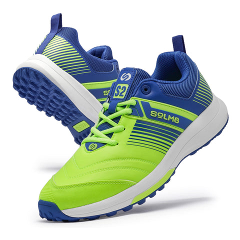 S2 (NEW) Lime Blue Cricket Shoes 2025