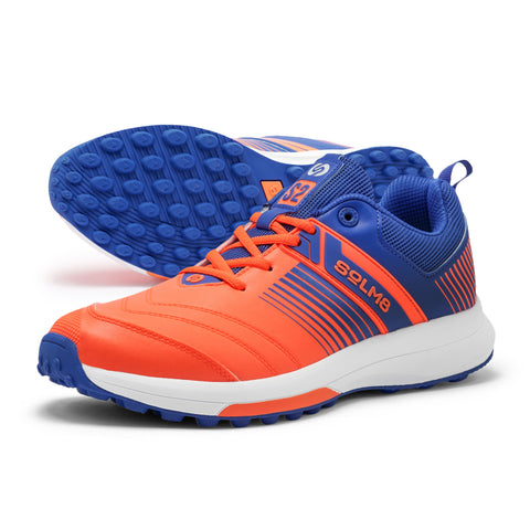 S2 (NEW) Orange Blue Cricket Shoes 2025