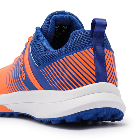 S2 (NEW) Orange Blue Cricket Shoes 2025
