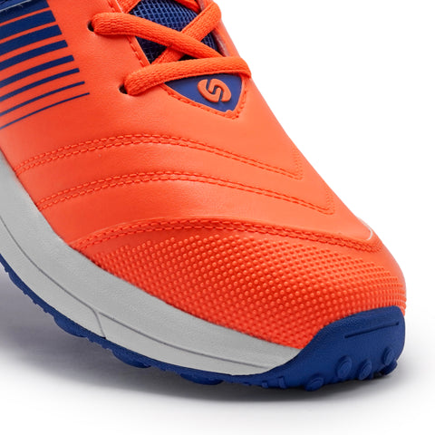 S2 (NEW) Orange Blue Cricket Shoes 2025