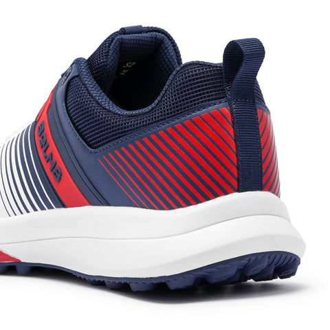 S2 (NEW) White Red Cricket Shoes 2025