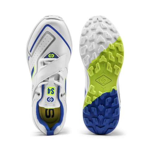 S4 Cricket Shoes Lime Blue