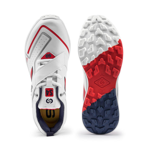 S4 Cricket Shoes Red Navy