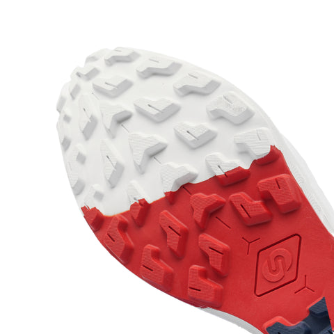 S4 Cricket Shoes Red Navy