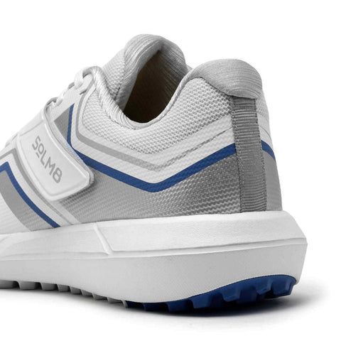 S4 Silver Blue Cricket Shoes