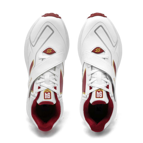 S4 Maroon Gold Cricket Shoes