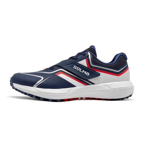 S4 Navy Red Cricket Shoes
