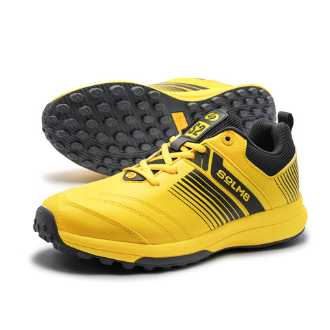 S2 Yellow Black Cricket Shoes
