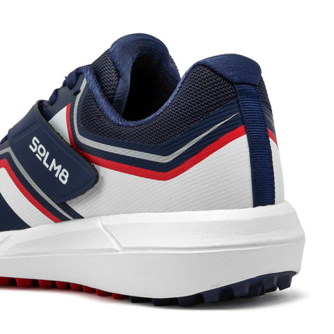 S4 Navy Red Cricket Shoes