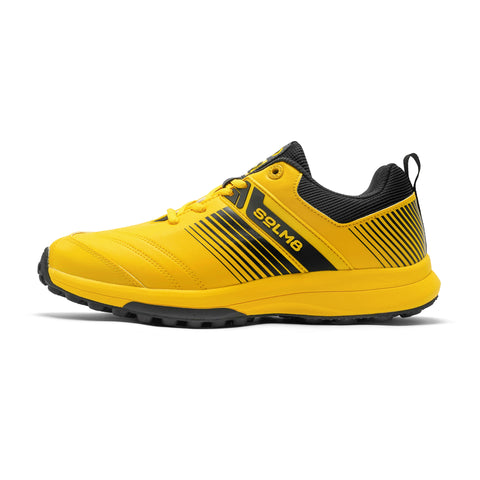 S2 Yellow Black Cricket Shoes