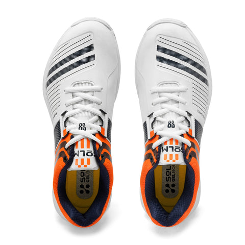S8 3.0 Navy Orange Cricket Shoes