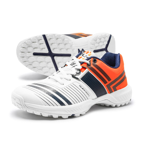 S8 3.0 Navy Orange Cricket Shoes