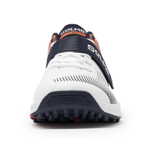 S8 Navy Orange Cricket Shoes