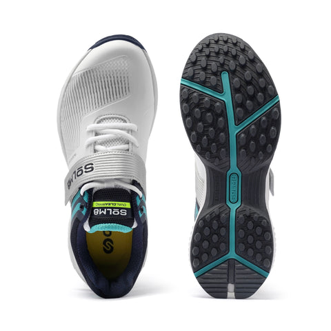 S8 Navy Teal Cricket Shoes