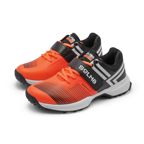 S8 Neon Orange Cricket Shoes