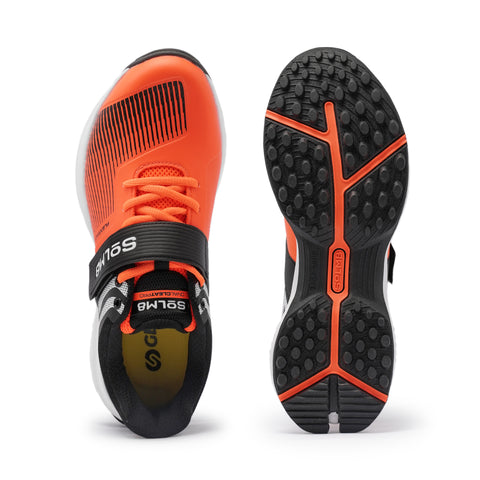 S8 Neon Orange Cricket Shoes