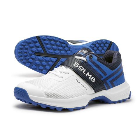 S8 (NEW COLOR DROP) White Blue Cricket Shoes