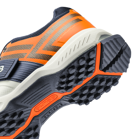 S8 Navy Orange Cricket Shoes