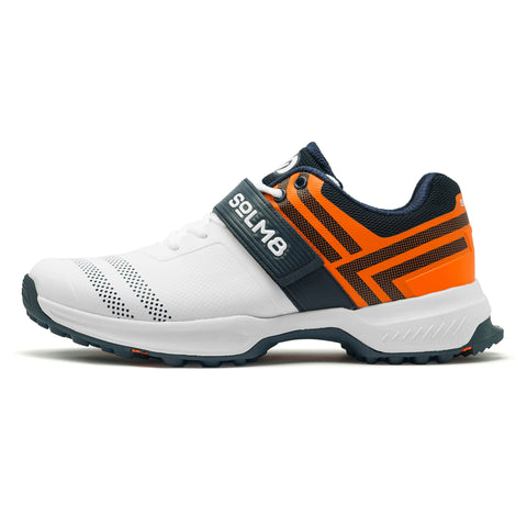 S8 Navy Orange Cricket Shoes