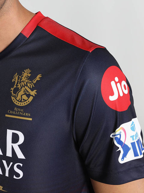Royal Challengers Bangalore RCB Official Tata IPL Replica Match Jersey, Red (2023)
