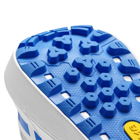 S1 Blue Silver Cricket Shoes
