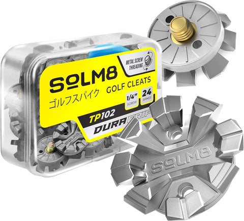 Dura Grip Spikes - Grey (24pcs for Golf & Cricket Shoe )