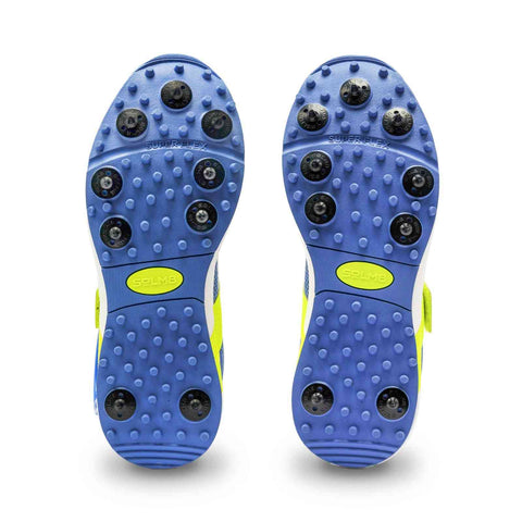S60 Pro Blue Lime Cricket Shoes