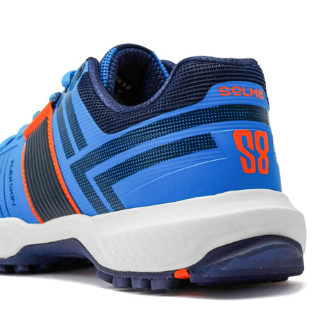 S8 3.0 Blue Orange Cricket Shoes