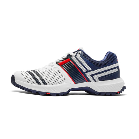 S8 3.0 White Navy Cricket Shoes